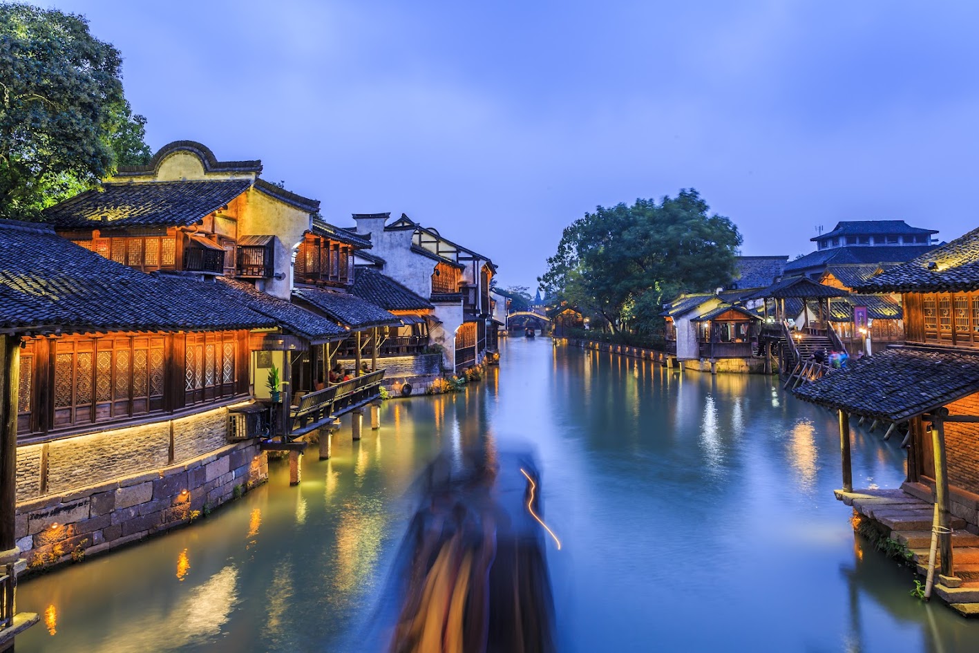   Cảnh sắc tại Ô Trấn tại Giang Nam- Trung Quốc với vẻ đẹp lung linh, huyền bí, đậm chất vùng đất sông nước.