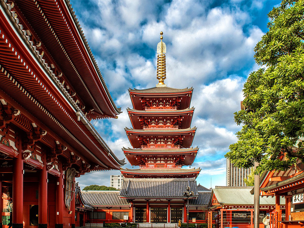 Chùa Asakusa Kannon - Nhật Bản