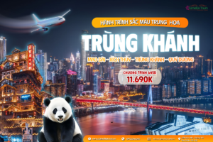 SẮC MÀU TRUNG HOA: TRÙNG KHÁNH – MAO ĐÀI TRẤN 6N5D