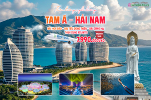 HÀ NỘI – TAM Á – TRUNG TÂM PHẬT GIÁO NAM SƠN – HẢI HOA ĐẢO – ĐẠI TIỂU ĐỘNG THIÊN – ĐẠI ĐÔNG HẢI – TRUNG TÂM Y HỌC CỔ TRUYỀN – THỦY CUNG ATLANTIS