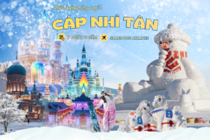 HÀ NỘI – TẾ NAM – CÁP NHĨ TÂN – KHU TRƯỢT TUYẾT YABULI – LÀNG TUYẾT HƯƠNG